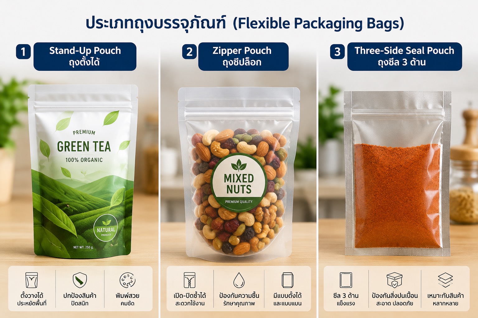 Plastic Bags — Heat Seal & Ziplock